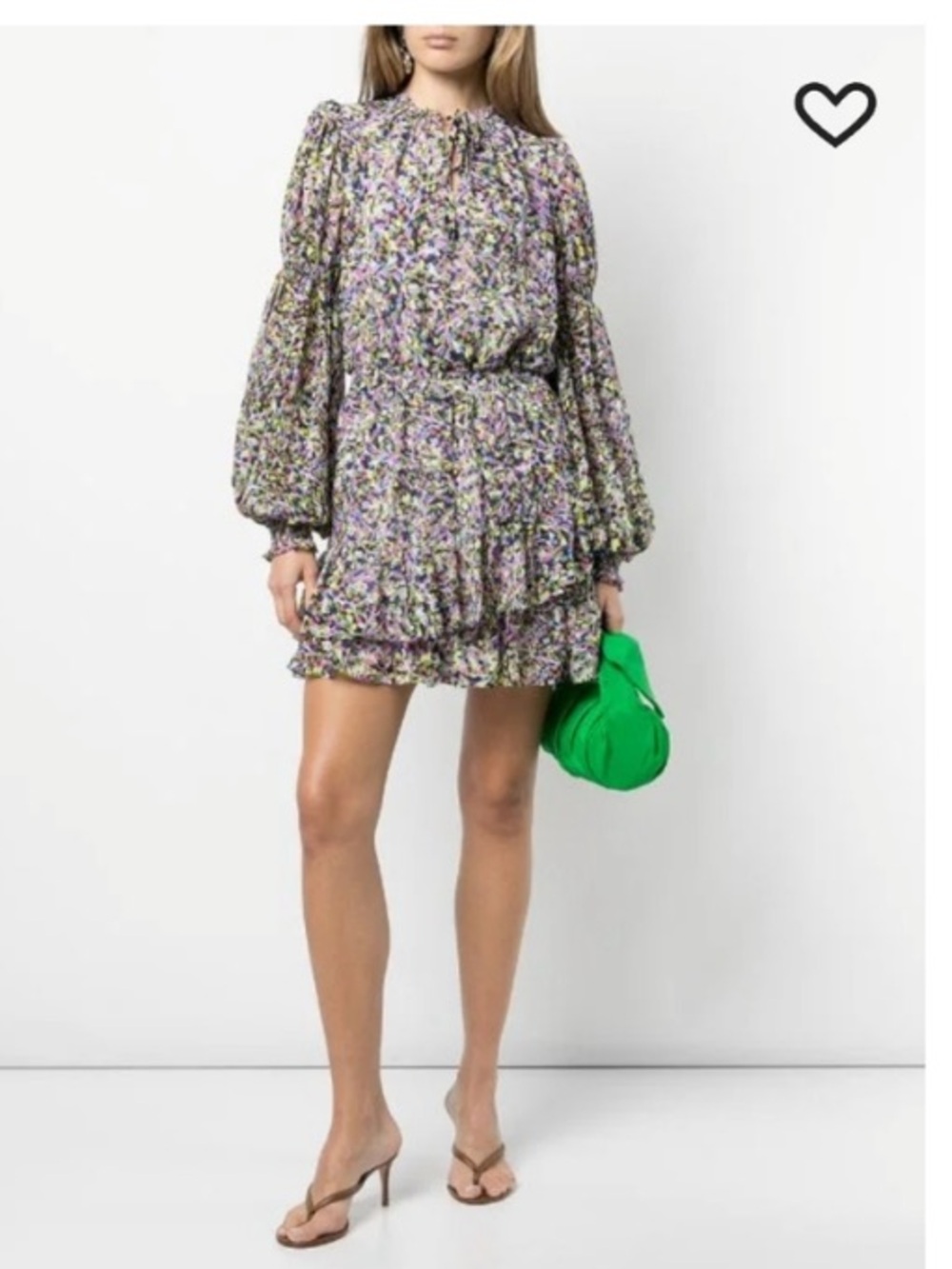 Ted Baker floral printed tiered mini dress